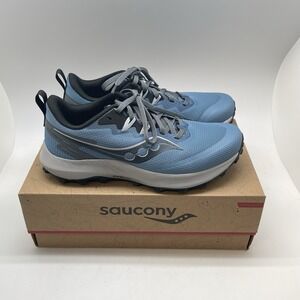 Saucony Sneakers Womens 9.5 Peregrine 14 S10916-101 Blue Running Trail Shoes New